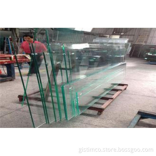 Flat / Curved Safety Tempered Glass Panels 25mm For Archite